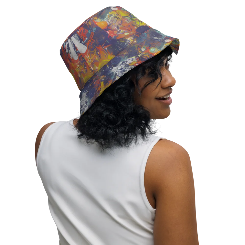 Lucid Revolution on Reversible Bucket Hat — Right Outside