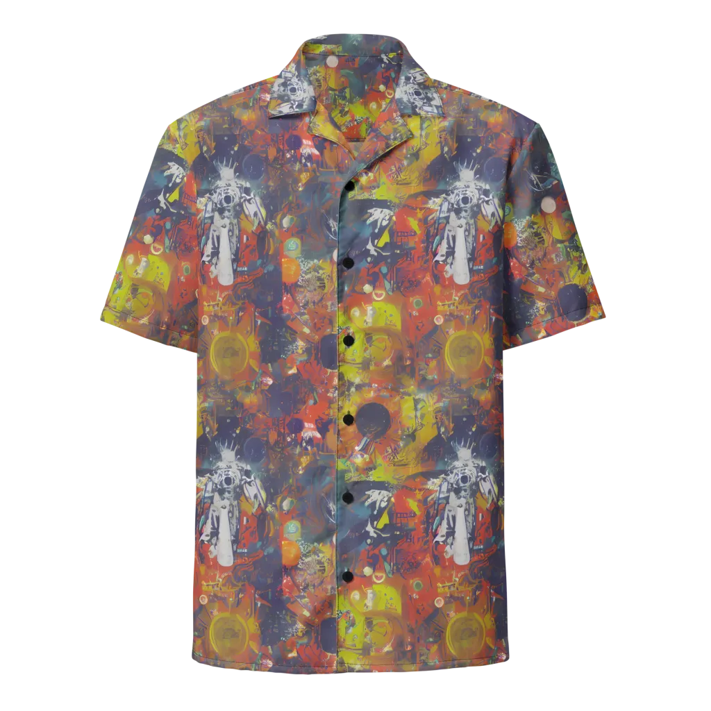 Lucid Revolution on Button Shirt — Front