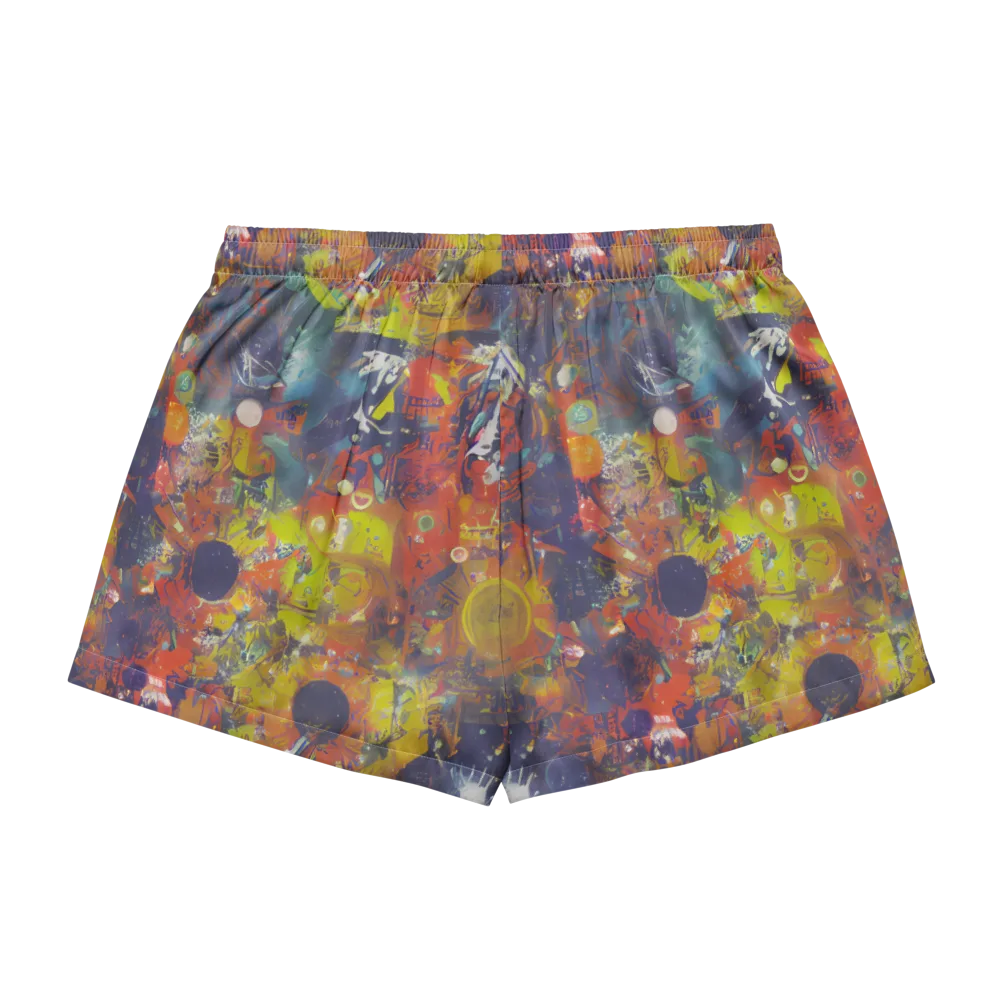 Lucid Revolution on Women's Pajama Shorts — Back