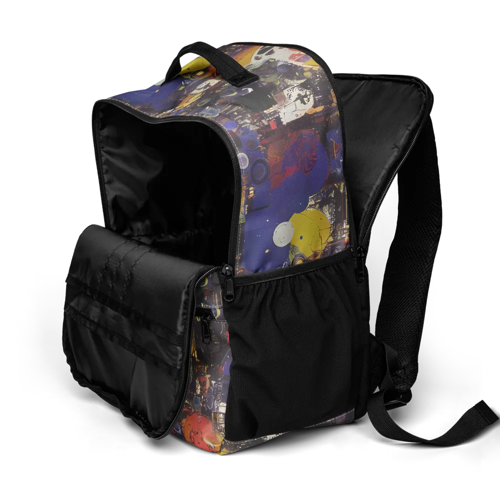 Abstract Galaxy on Utility Backpack — Product details 2