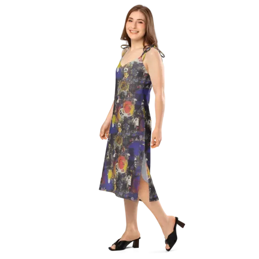 Abstract Galaxy on a Slip Dress
