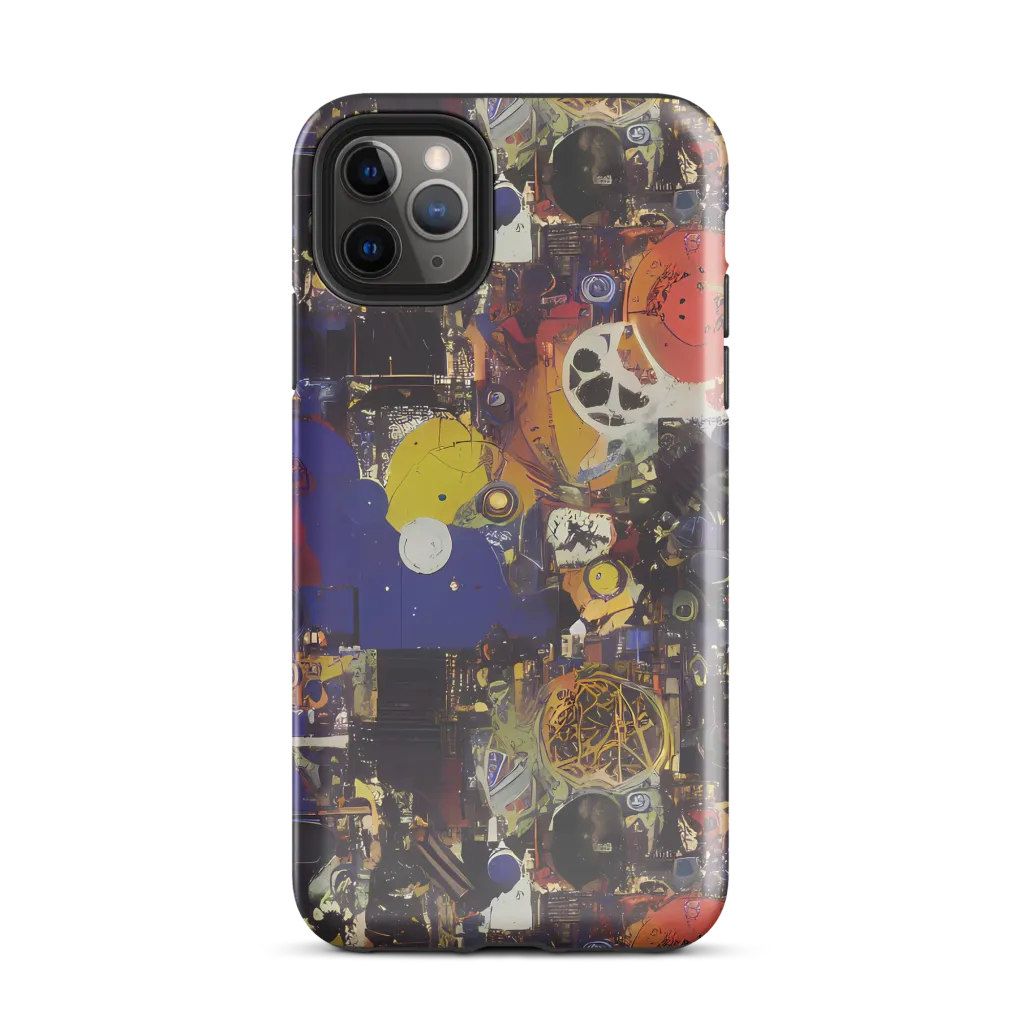 Abstract Galaxy on Tough Case for iPhone® — Front