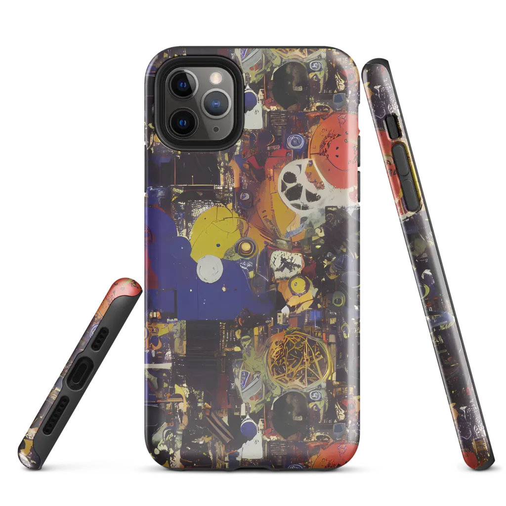 Abstract Galaxy on Tough Case for iPhone® — Front