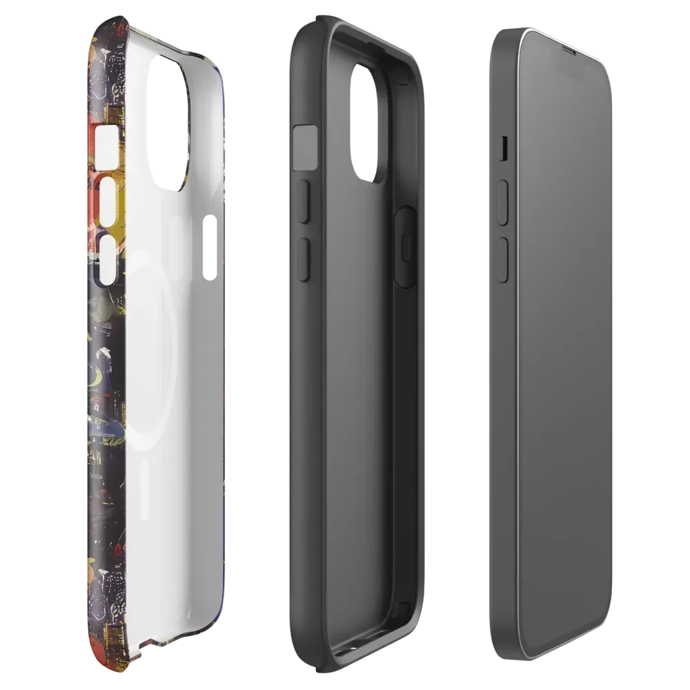 Abstract Galaxy on MagSafe Tough Case for iPhone® — Front