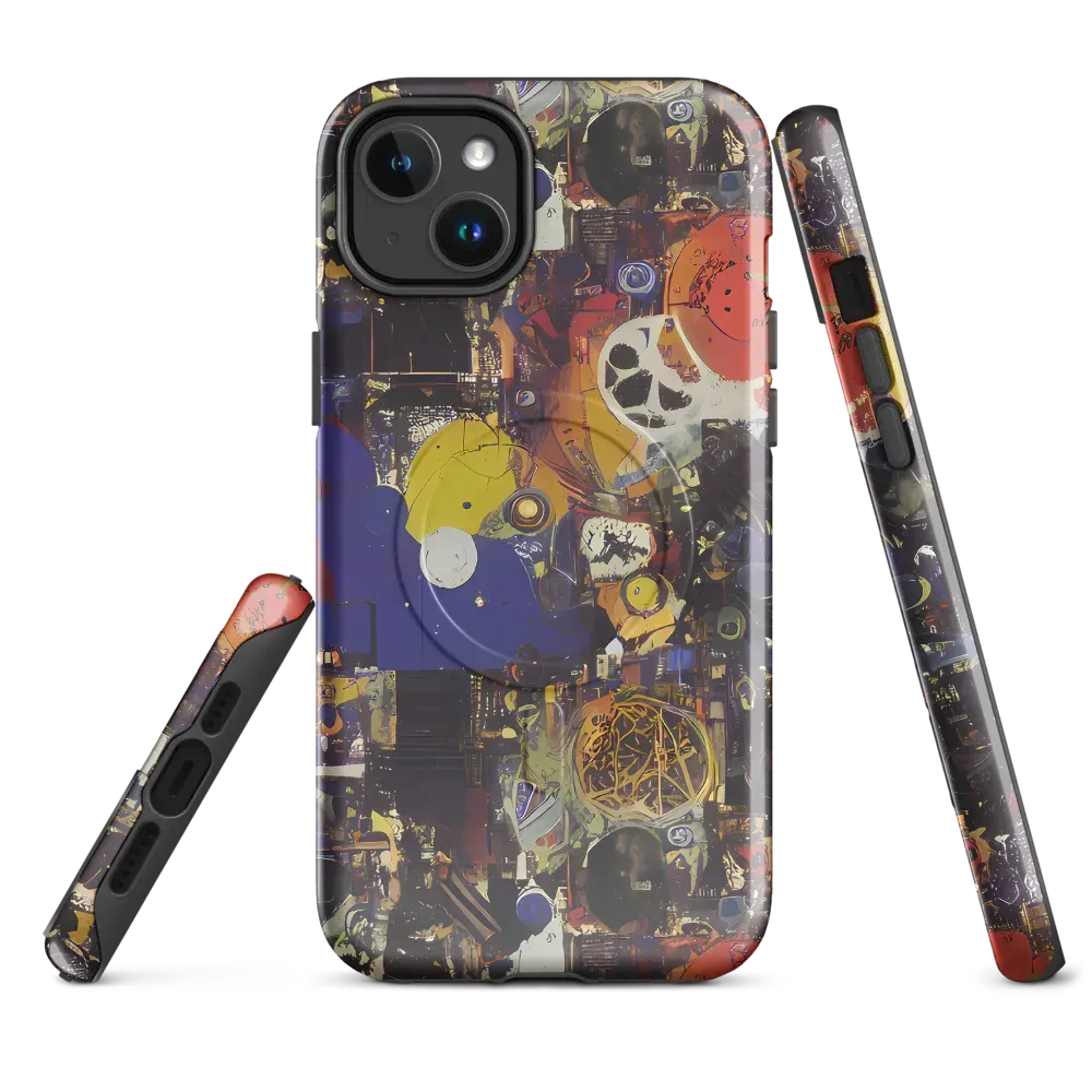 Abstract Galaxy on MagSafe Tough Case for iPhone® — Front