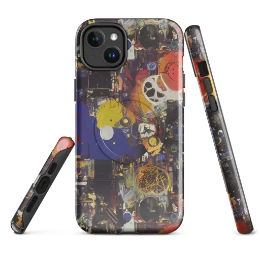 Abstract Galaxy on a MagSafe Tough Case for iPhone®