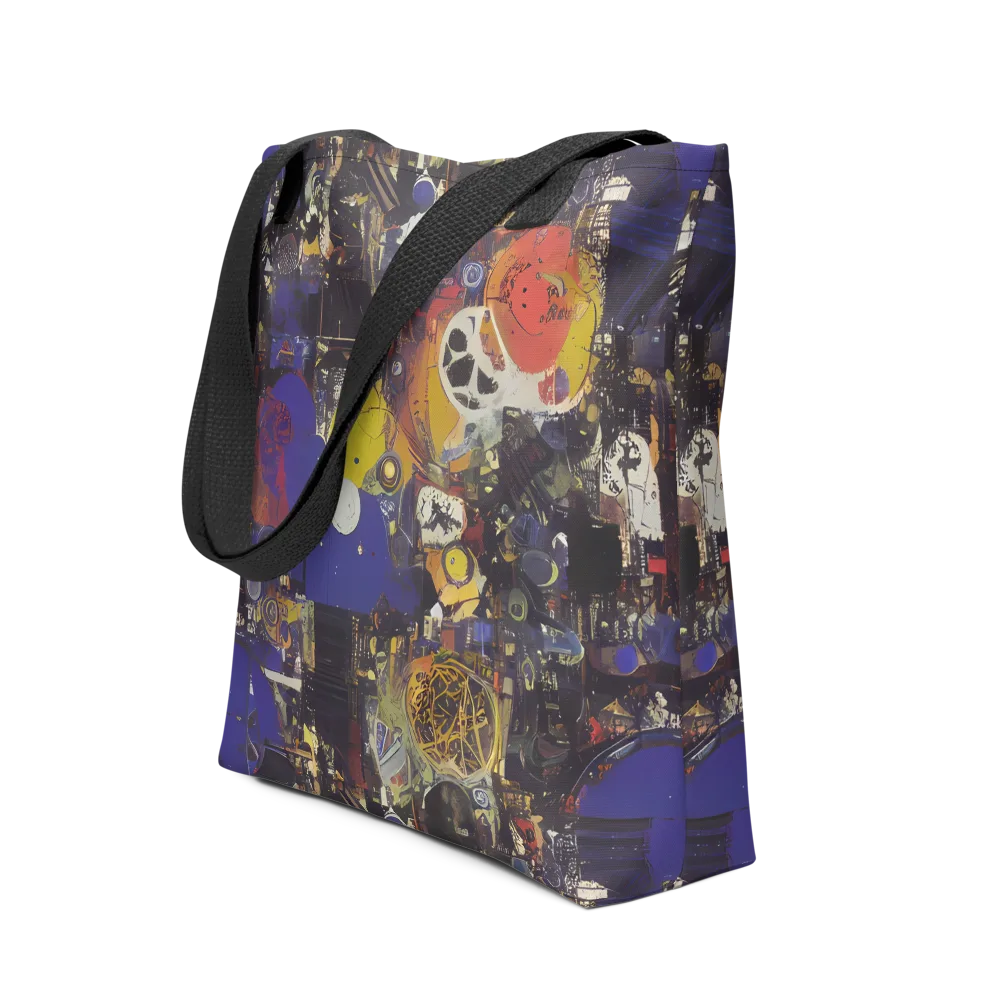 Abstract Galaxy on Tote Bag — Front