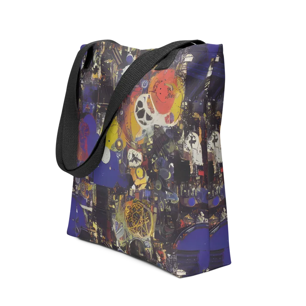 Abstract Galaxy on Tote Bag — Front