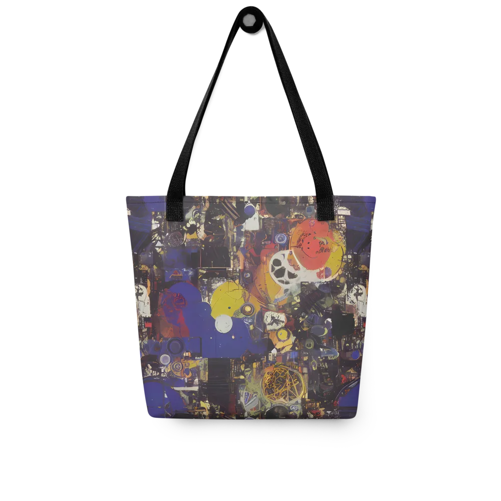 Abstract Galaxy on Tote Bag — Front