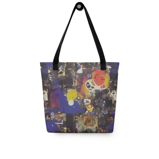 Abstract Galaxy on a Tote Bag