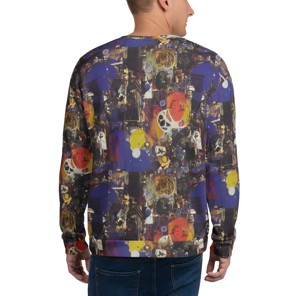 Abstract Galaxy on Sweatshirt — Back