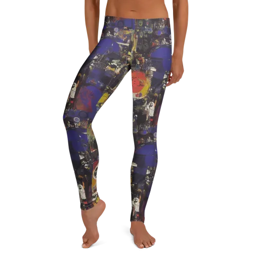 Abstract Galaxy on a Leggings