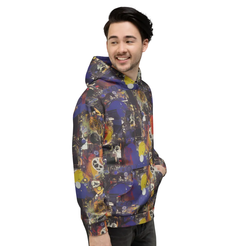 Abstract Galaxy on Hoodie — Right