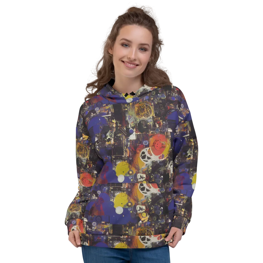 Abstract Galaxy on Hoodie — Front