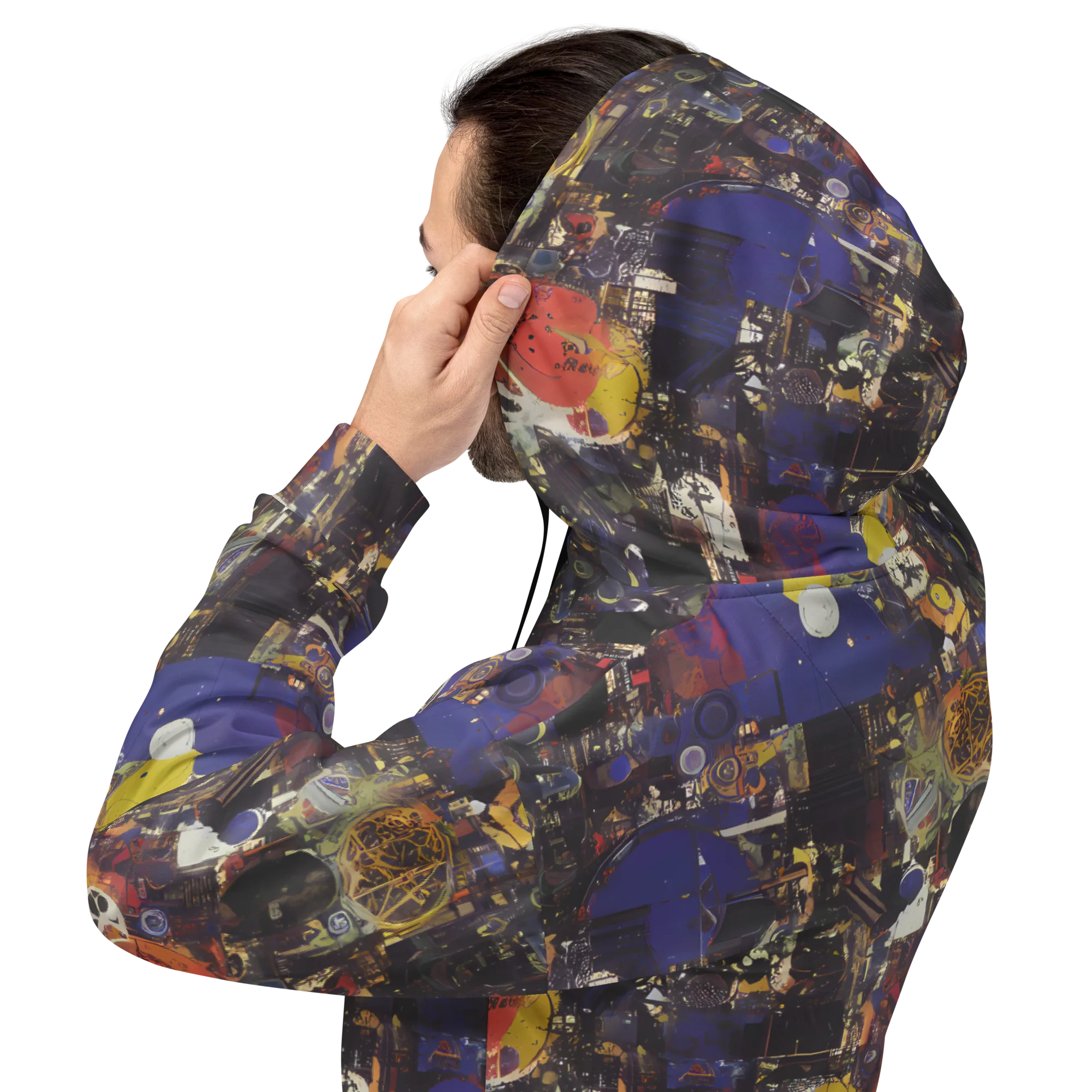 Abstract Galaxy on Hoodie — Back