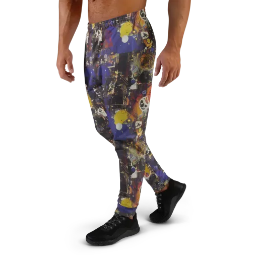 Abstract Galaxy on a Men's Joggers