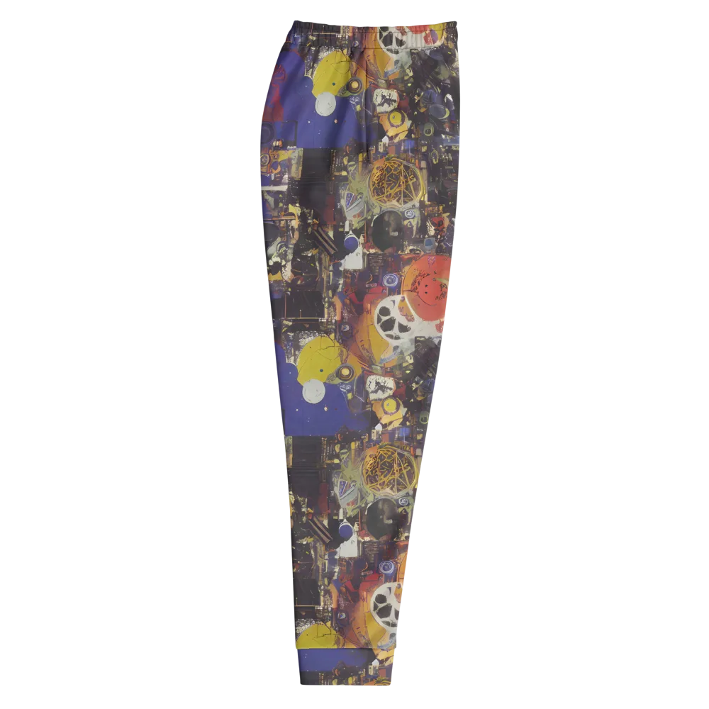 Abstract Galaxy on Men's Joggers — Right