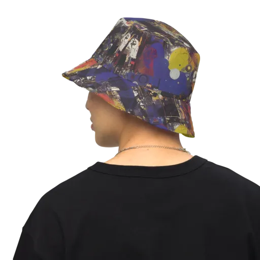 Abstract Galaxy on a Reversible Bucket Hat