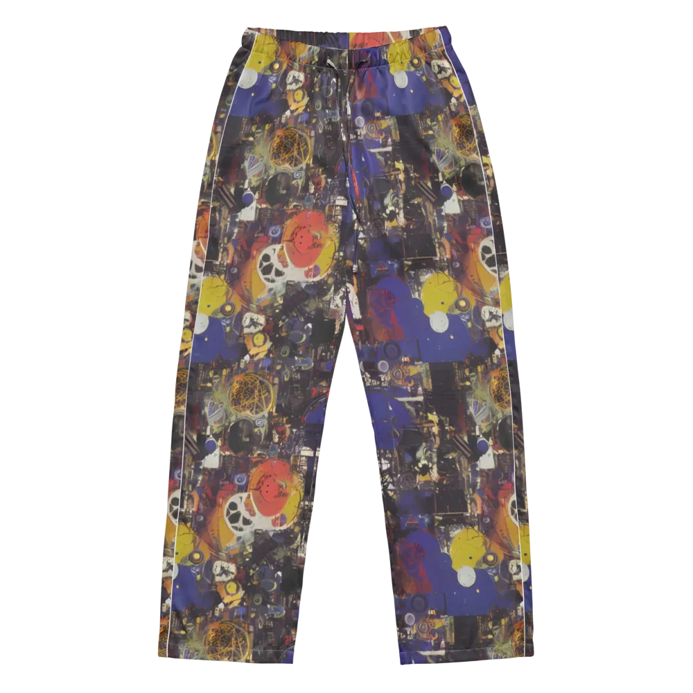 Abstract Galaxy on Women's Pajama Pants — Front