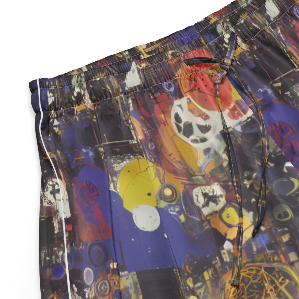 Abstract Galaxy on Women's Pajama Shorts — Product details