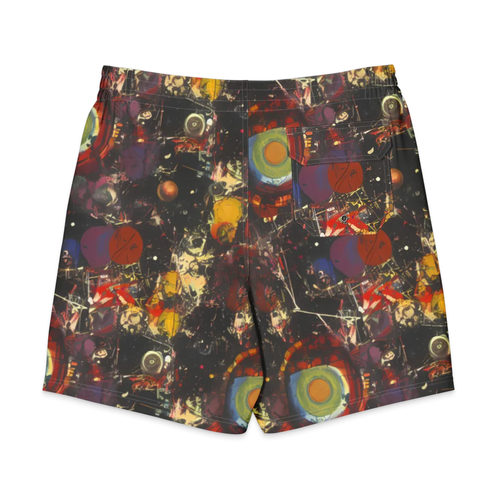 Lunar Funk on Men's Board Shorts — Back