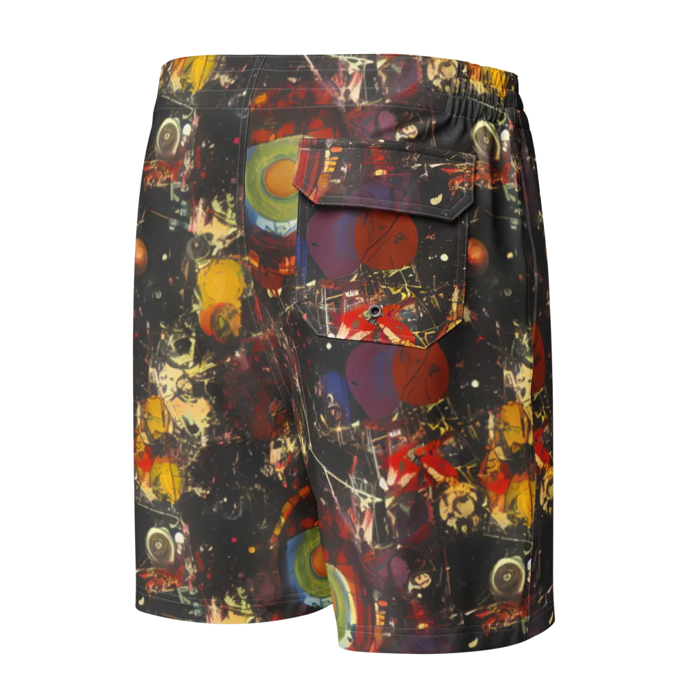Lunar Funk on Men's Board Shorts — Back