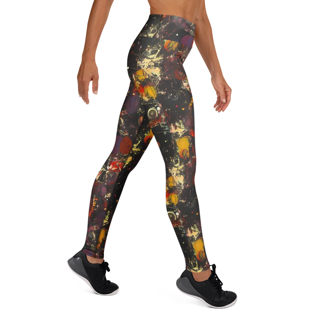 Lunar Funk on Yoga Leggings — Right