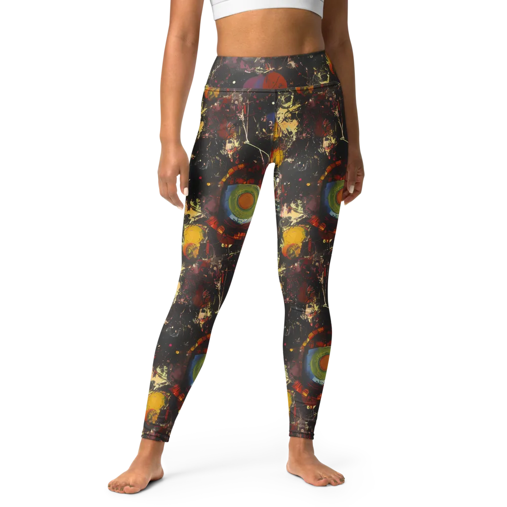 Lunar Funk on Yoga Leggings — Front