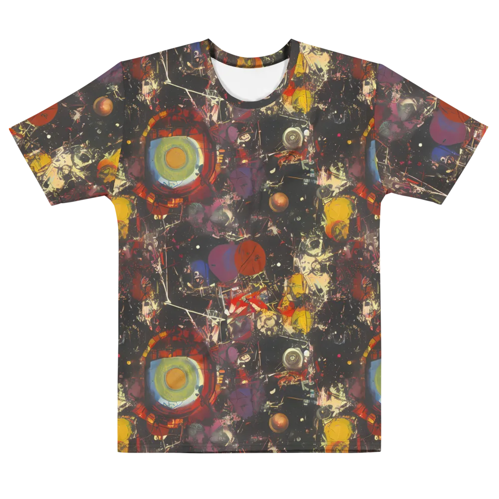 Lunar Funk on Men's Cotton Crew Neck T-Shirt — Front