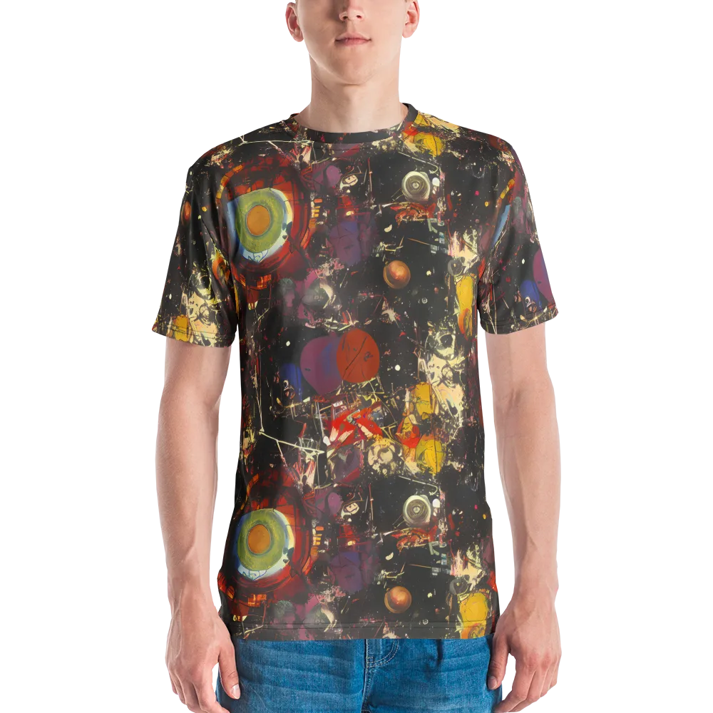 Lunar Funk on Men's Crew Neck T-Shirt — Front