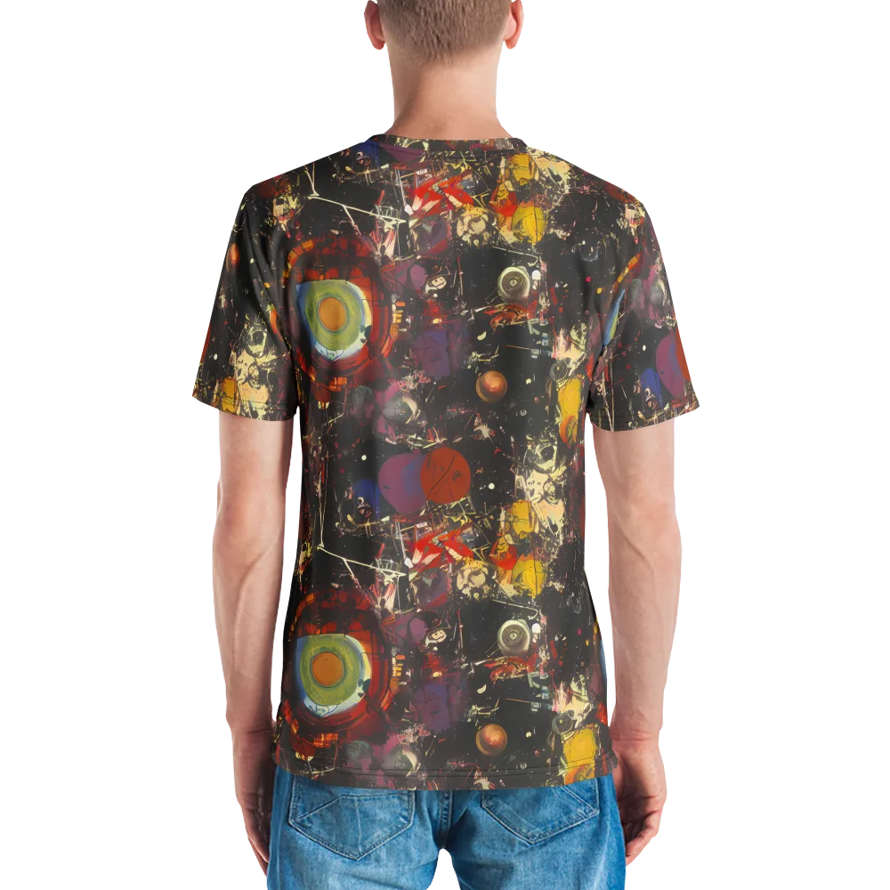 Lunar Funk on Men's Crew Neck T-Shirt — Back