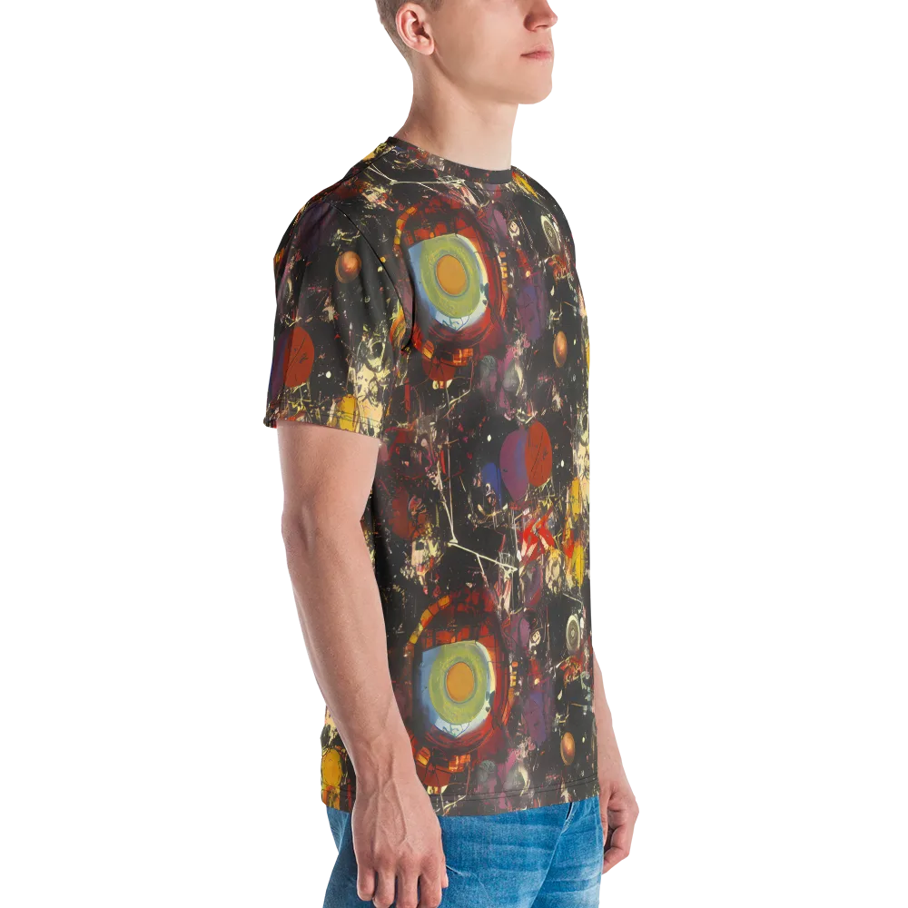 Lunar Funk on Men's Crew Neck T-Shirt — Right