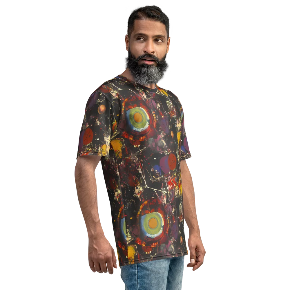 Lunar Funk on Men's Crew Neck T-Shirt — Right