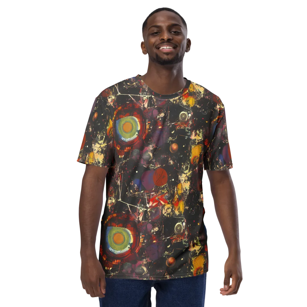 Lunar Funk on Men's Crew Neck T-Shirt — Front