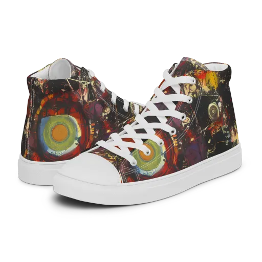 Lunar Funk on a Men's High Top Canvas Shoes