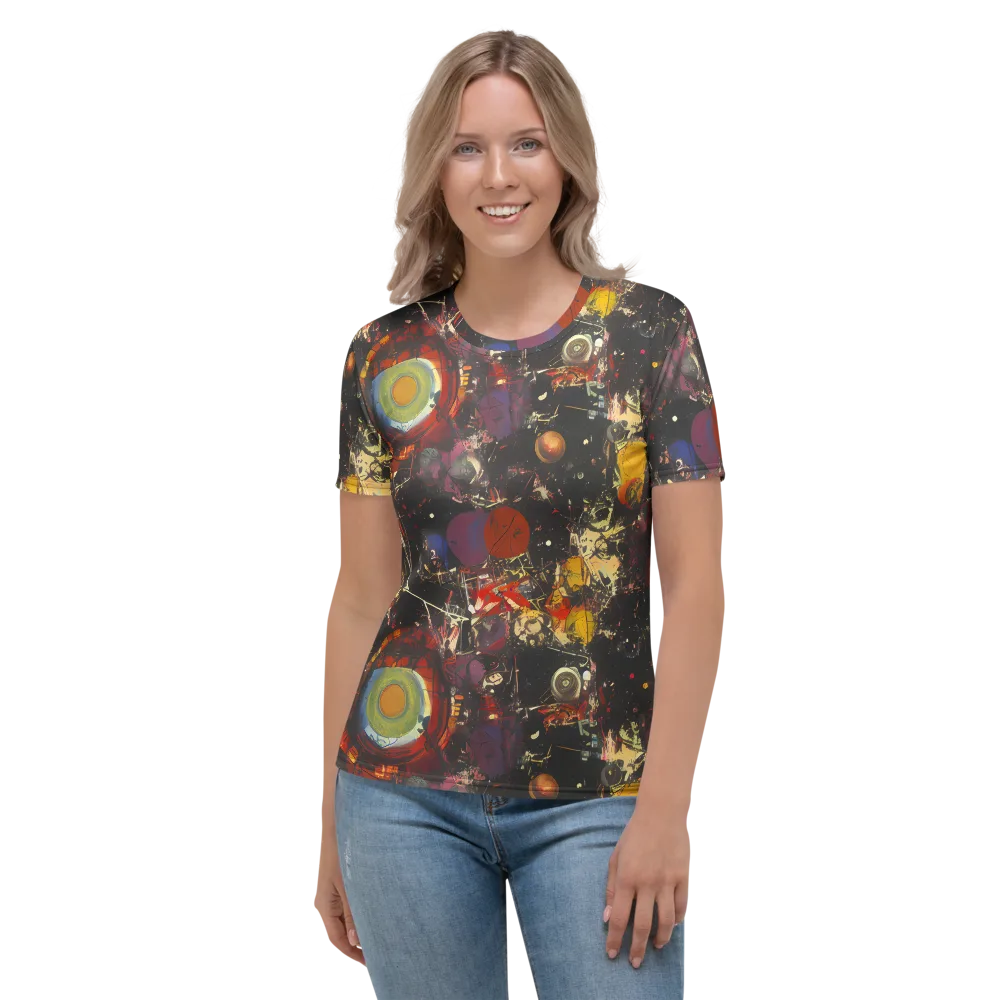 Lunar Funk on Women's Crew Neck T-Shirt — Front