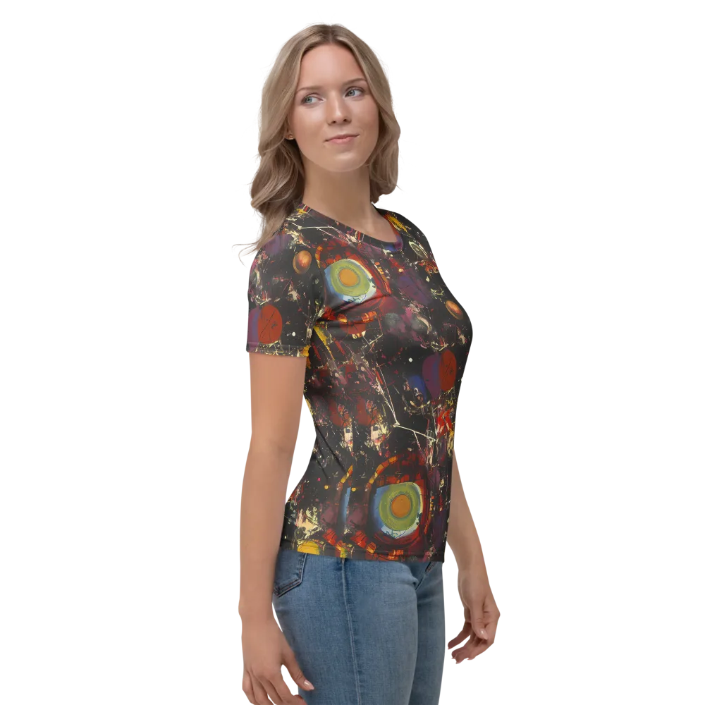 Lunar Funk on Women's Crew Neck T-Shirt — Right
