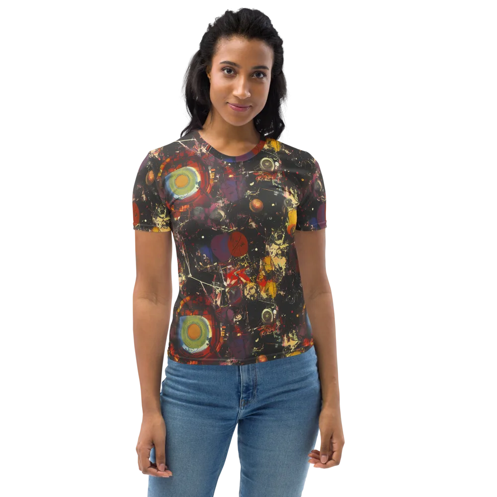Lunar Funk on Women's Crew Neck T-Shirt — Front