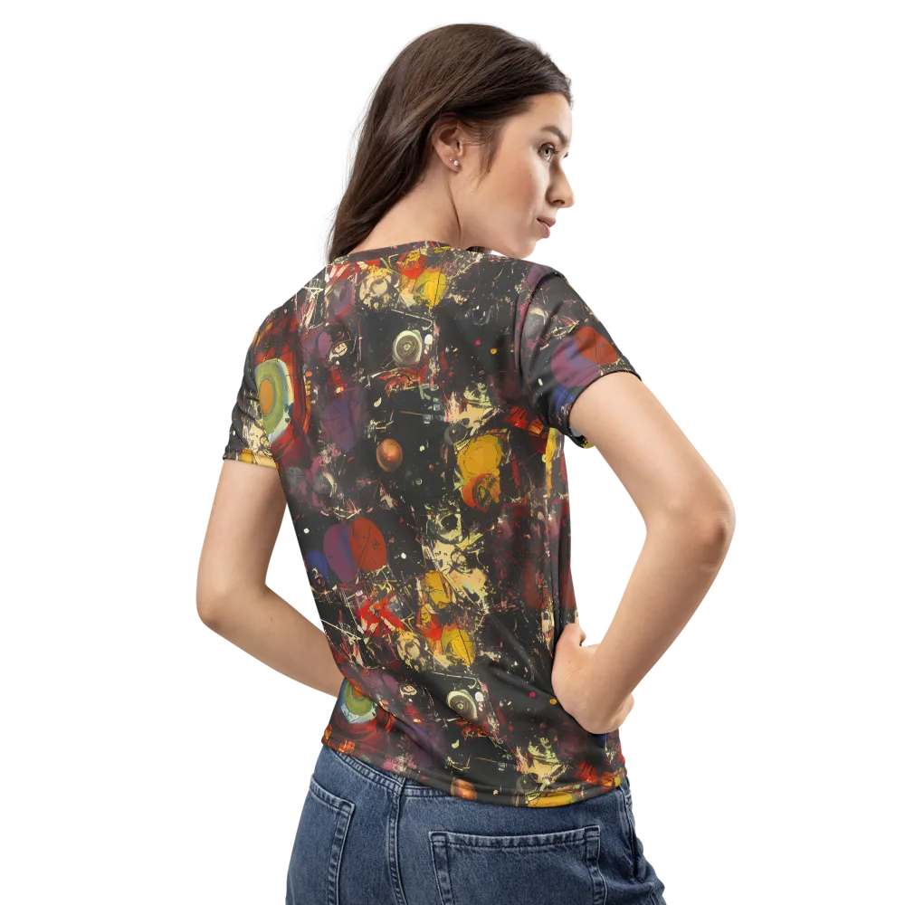 Lunar Funk on Women's Crew Neck T-Shirt — Back