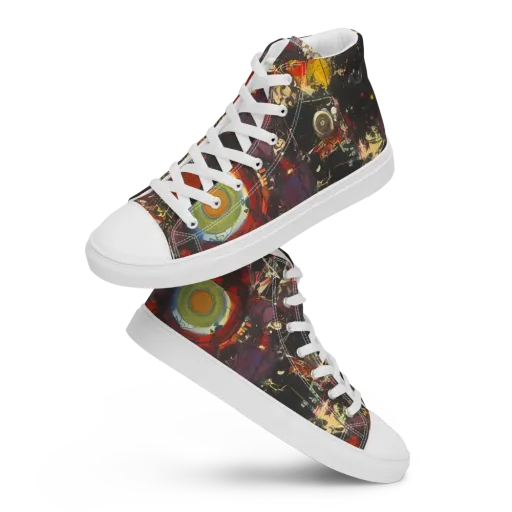 Lunar Funk on a Women's High Top Canvas Shoes