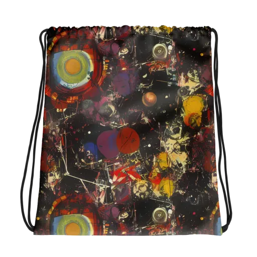 Lunar Funk on a Drawstring Bag