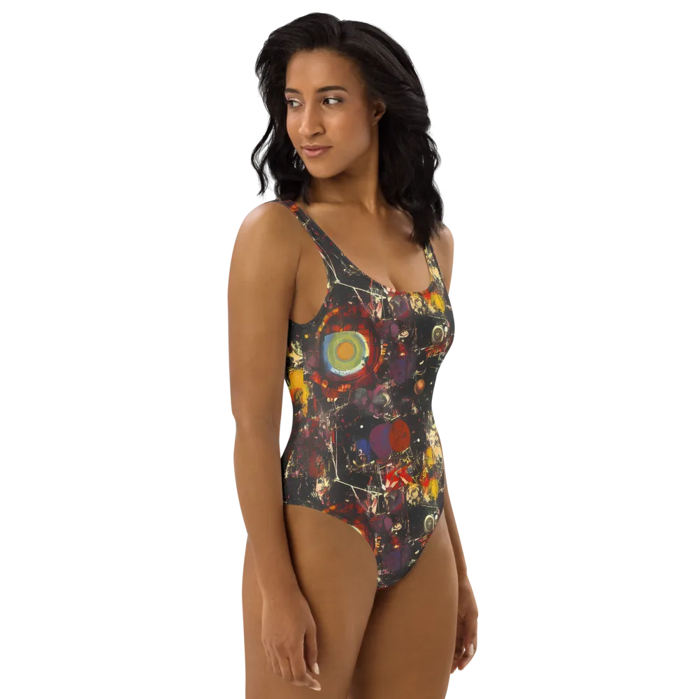Lunar Funk on One-Piece Swimsuit — Right