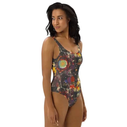 Lunar Funk on a One-Piece Swimsuit