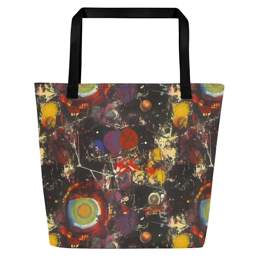 Lunar Funk on Large Tote Bag W/ Pocket — Front