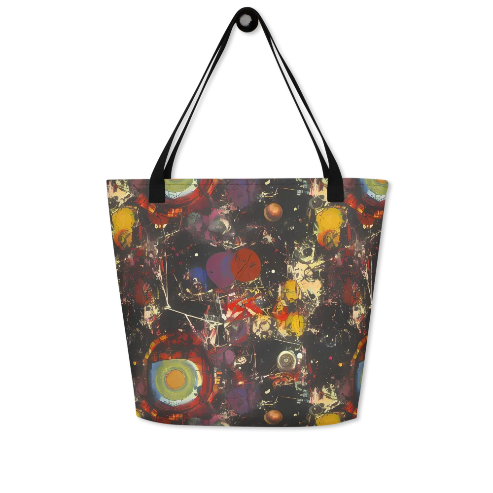 Lunar Funk on Large Tote Bag W/ Pocket — Front