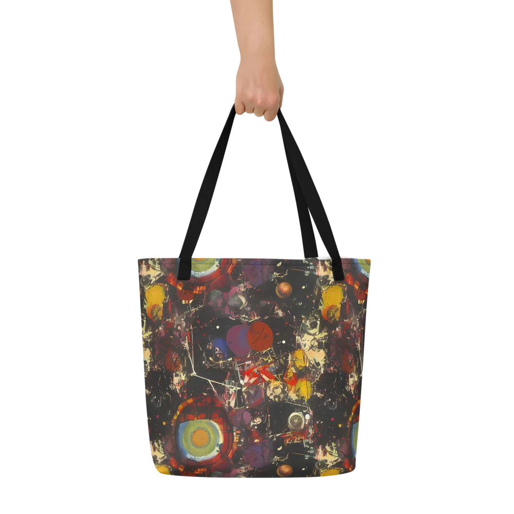 Lunar Funk on Large Tote Bag W/ Pocket — Front