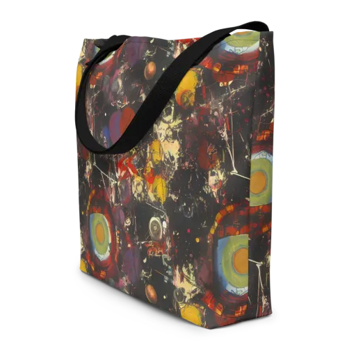 Lunar Funk on a Large Tote Bag W/ Pocket
