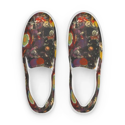 Lunar Funk on a Women's Slip-On Canvas Shoes