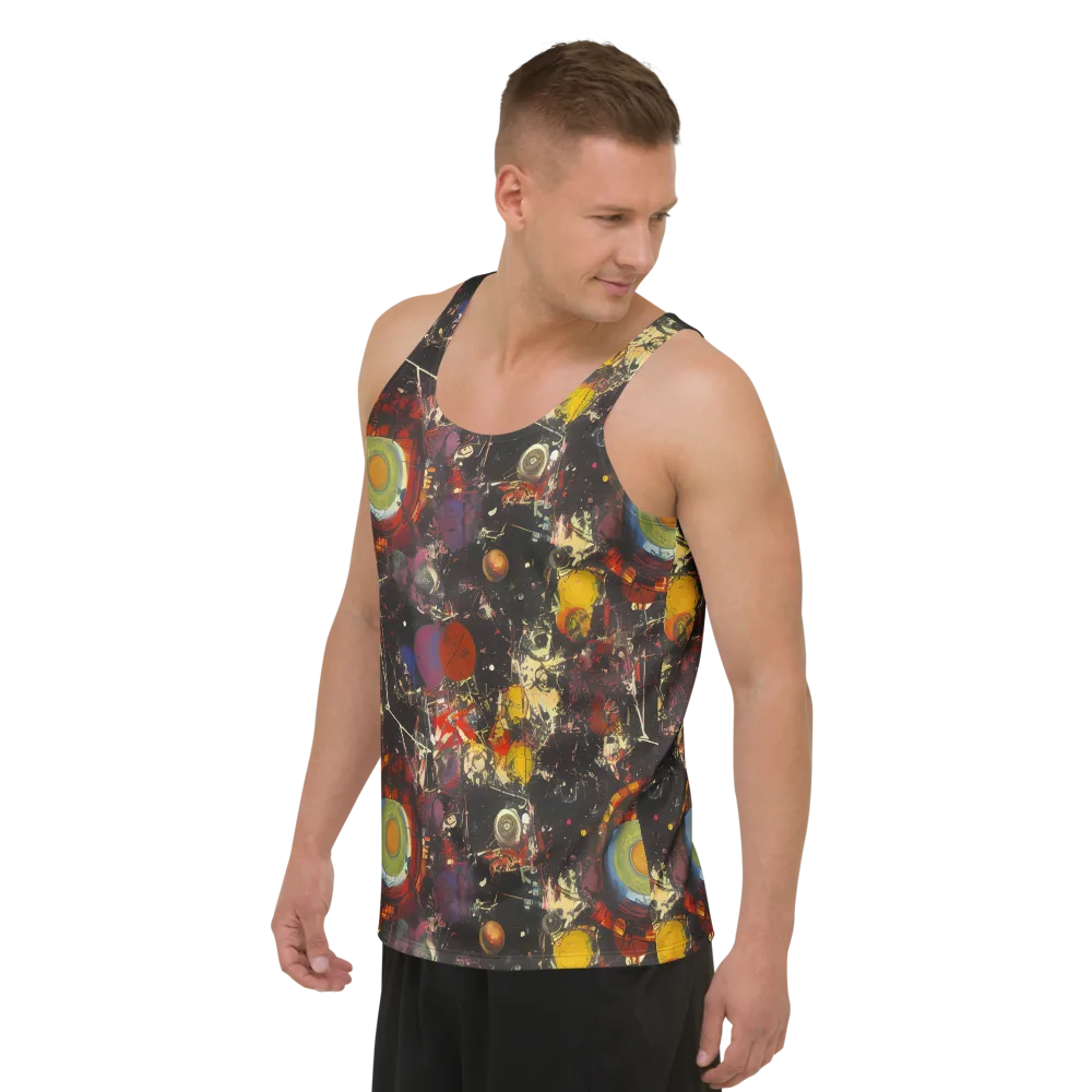 Lunar Funk on Men's Tank Top — Left Front