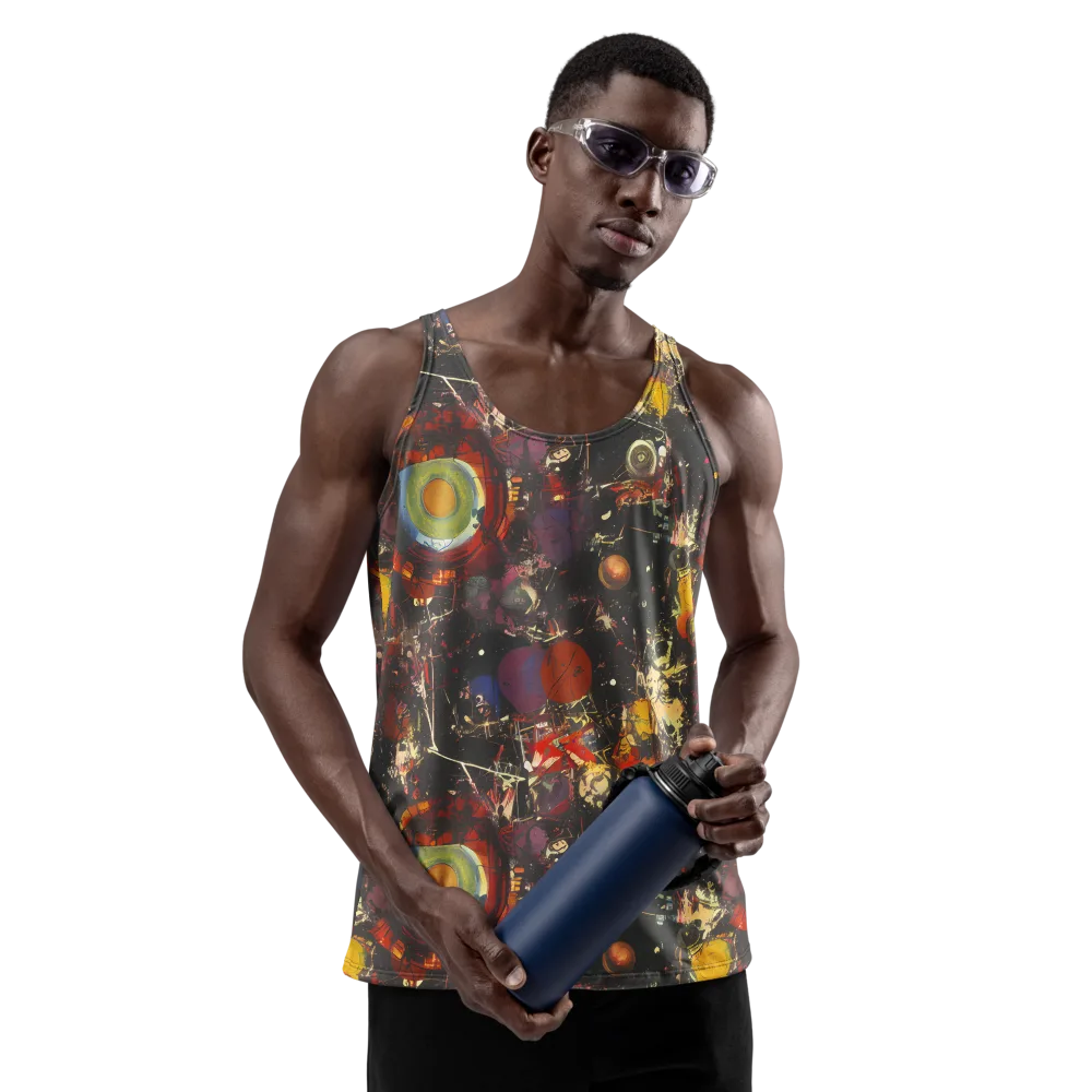 Lunar Funk on Men's Tank Top — Front